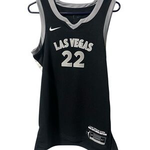 WNBA Las Vegas Aces A’ja Wilson #22 Nike Explorer Jersey Womens Small NWT